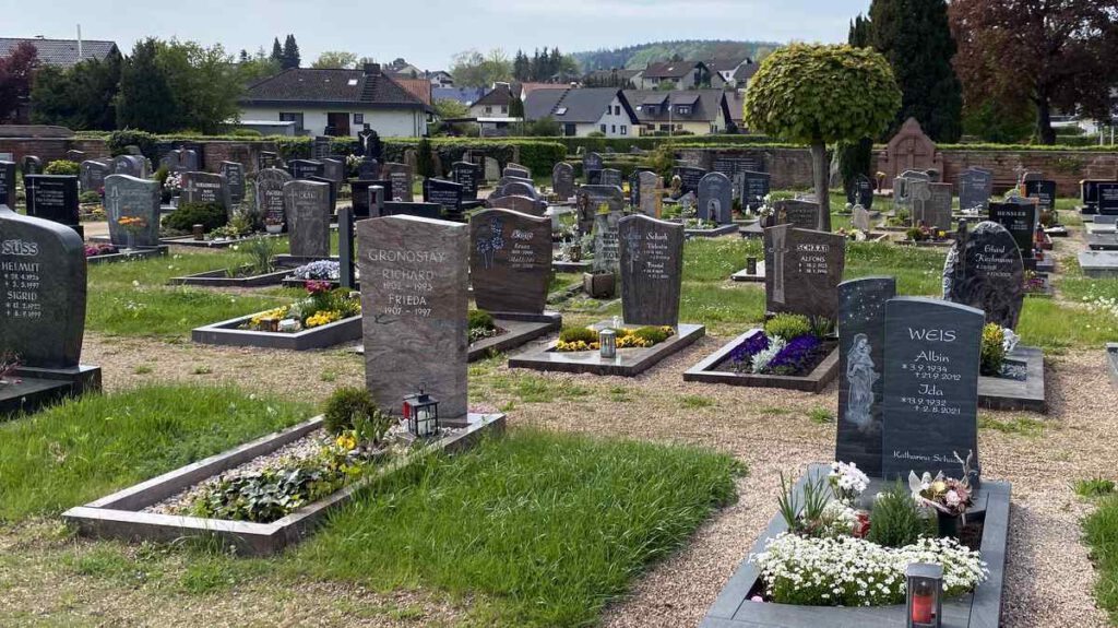 Friedhof früher