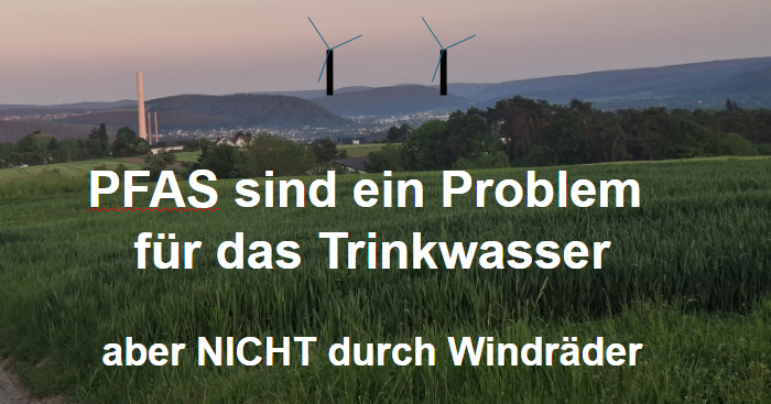 PFAS – keine Gefahr für Trinkwasser durch Windräder